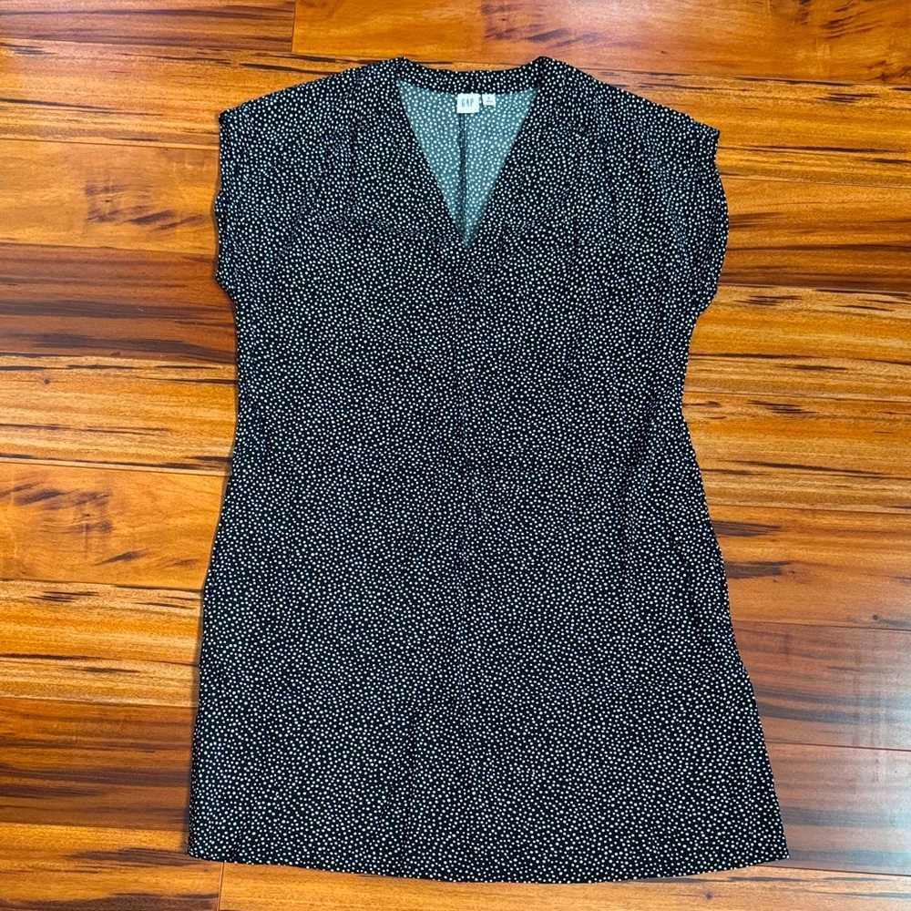 GAP Black and White Polka Dot Dress